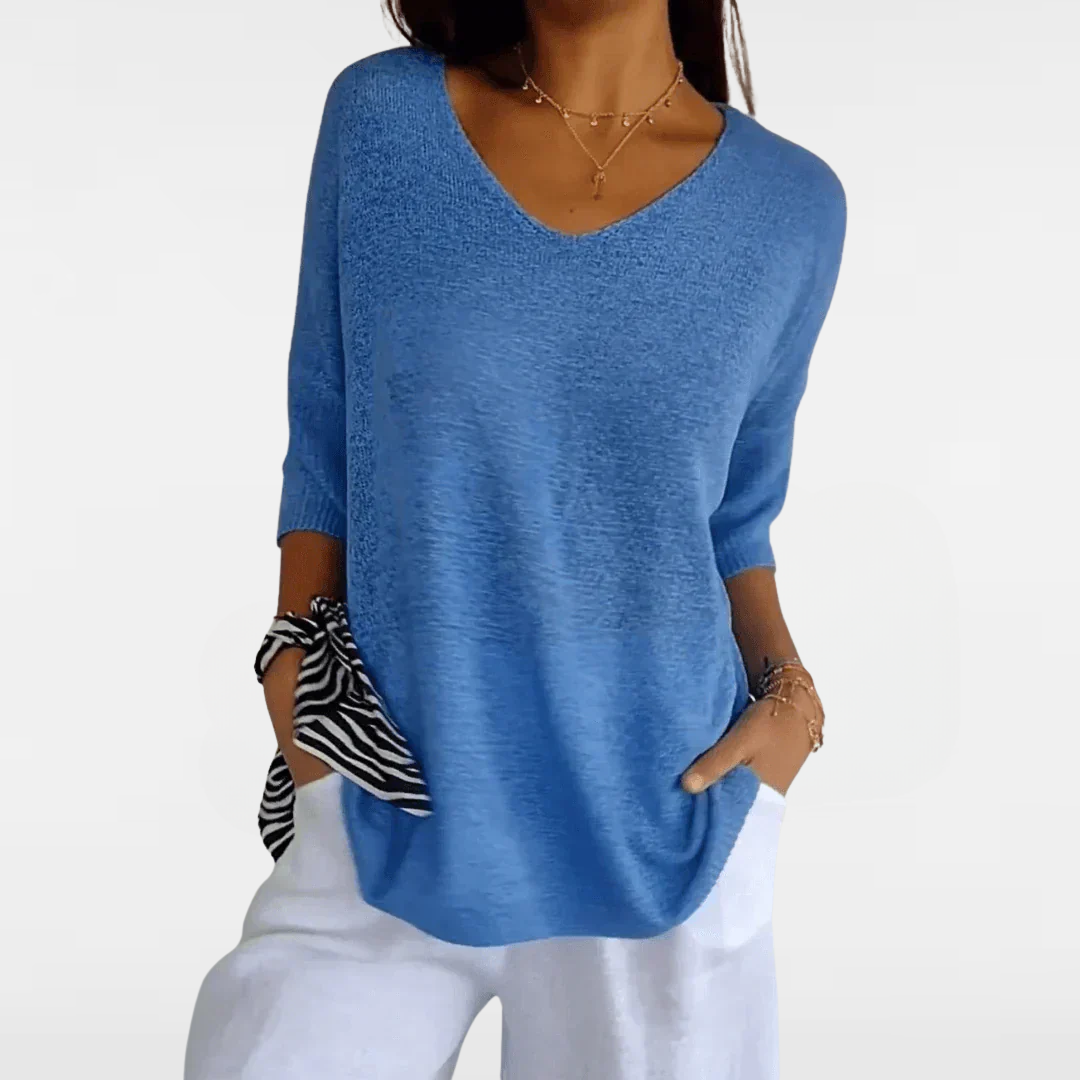 Hannah | Slimming V-Neck Top