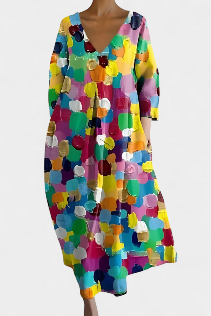 Aurora | Comfortable V-neck Dress