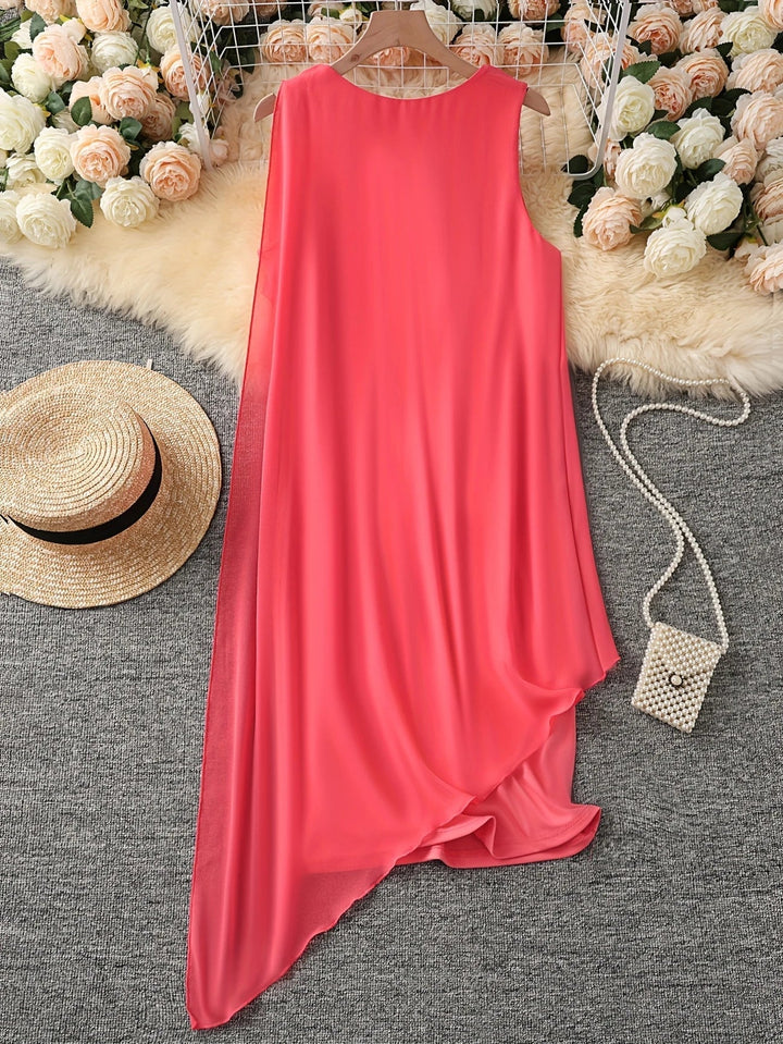 ADDIE | TIMELESS SLEEVELESS MIDI DRESS