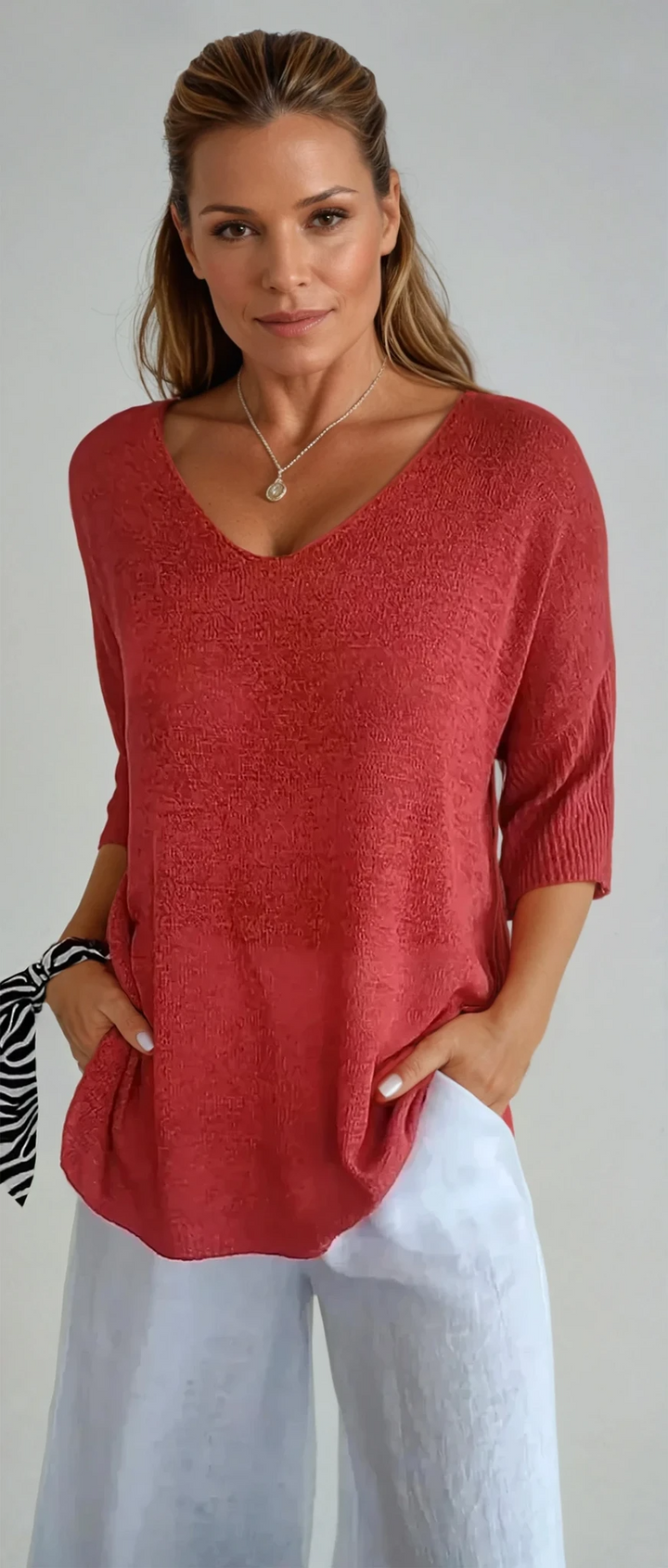 Hannah | Slimming V-Neck Top