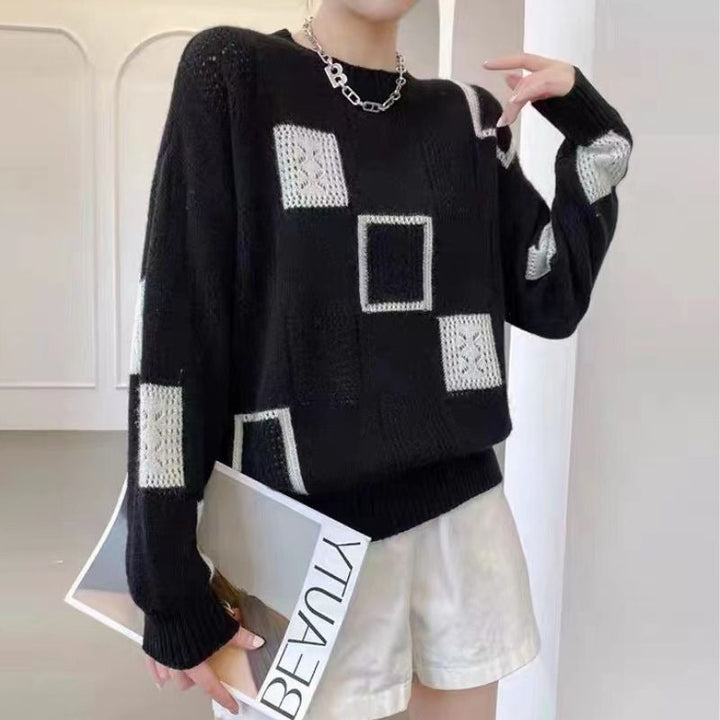 Charmie - Comfortable Geometric Pullover