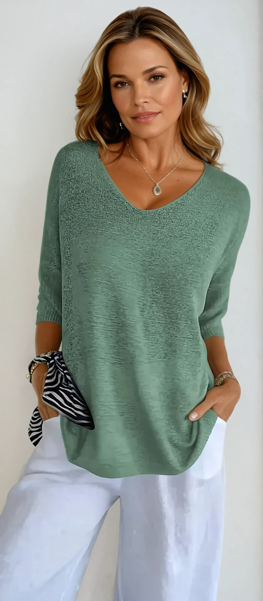 Hannah | Slimming V-Neck Top