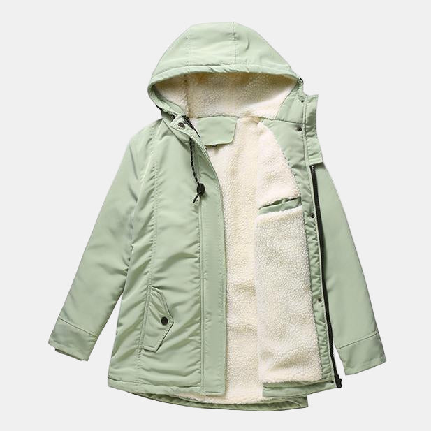 Mariel | Quilted Lining Hooded Coat