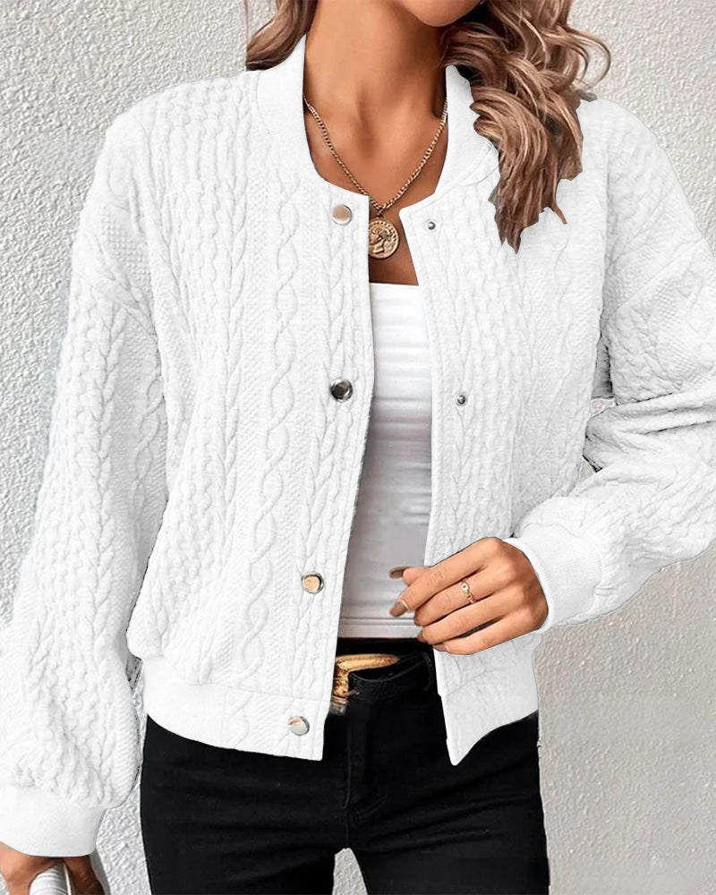 Alora - Comfortable Buttoned Sweater