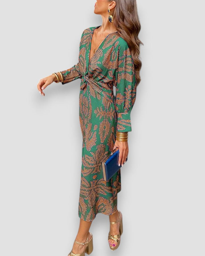 CELINE - SEXY V-NECK DRESS