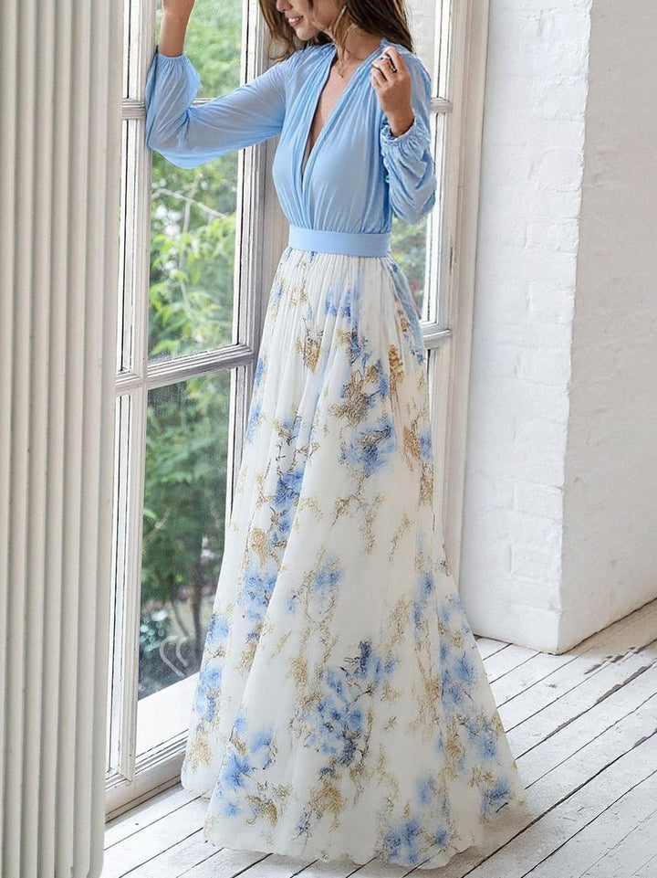 Clara | Stunning Floral Print Maxi Dress