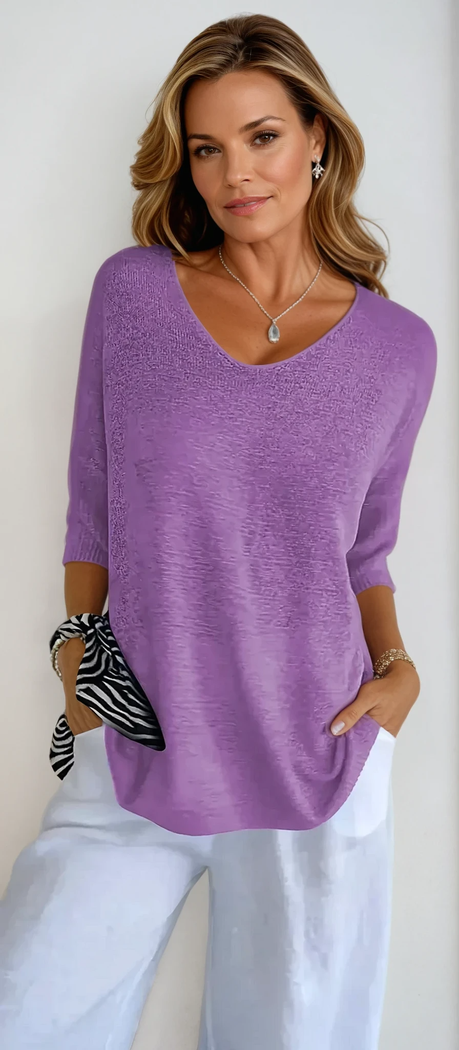 Hannah | Slimming V-Neck Top