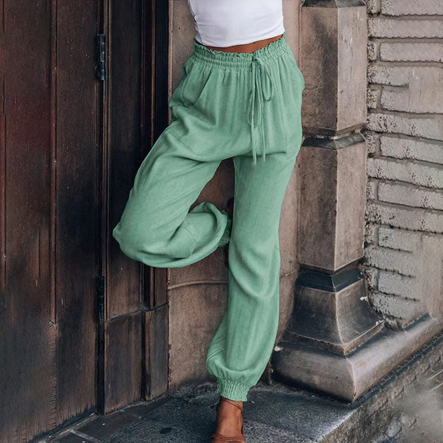 KALEA | CHIC DRAWSTRING PANTS