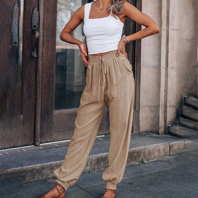 KALEA | CHIC DRAWSTRING PANTS