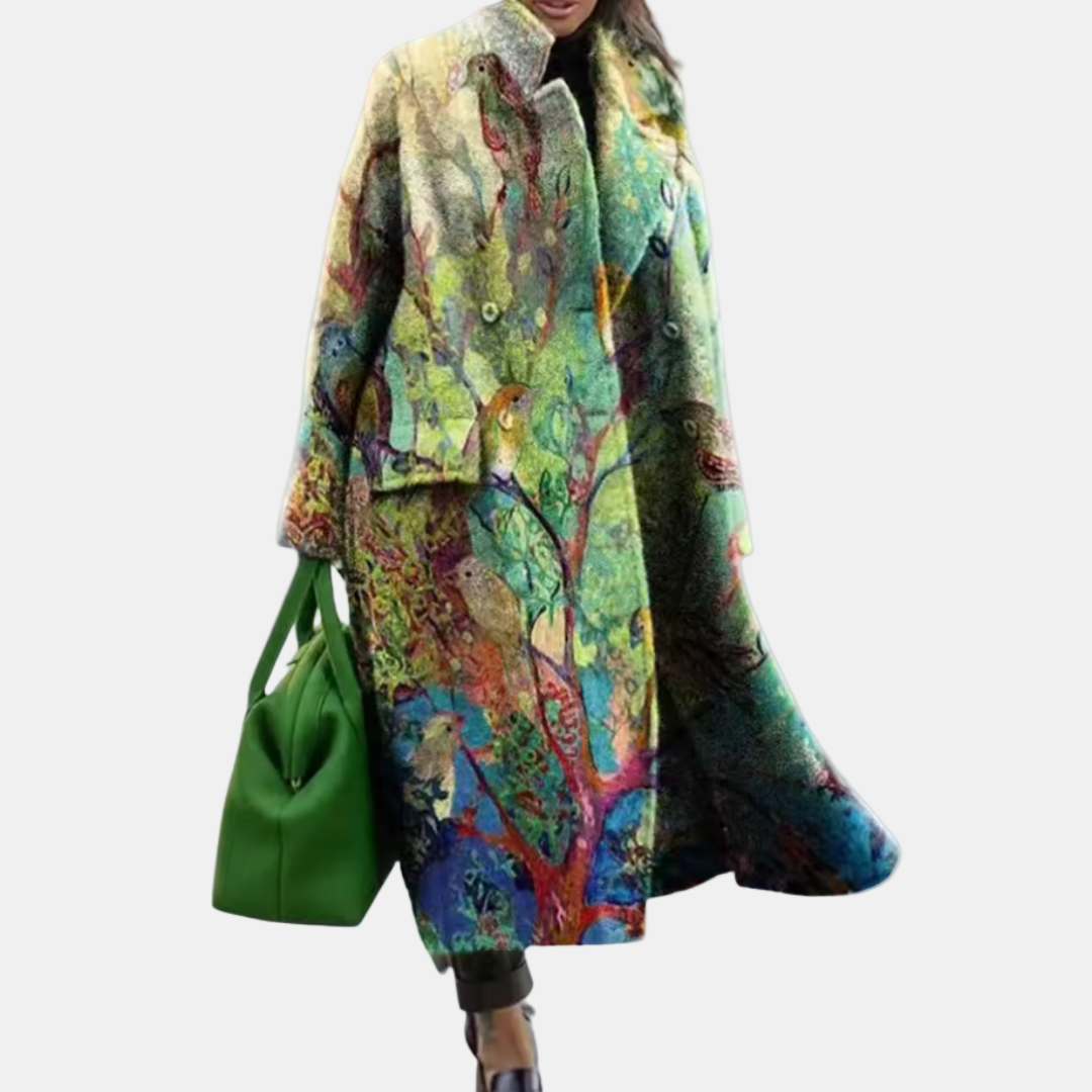Liana | Artistic Garden Long Coat