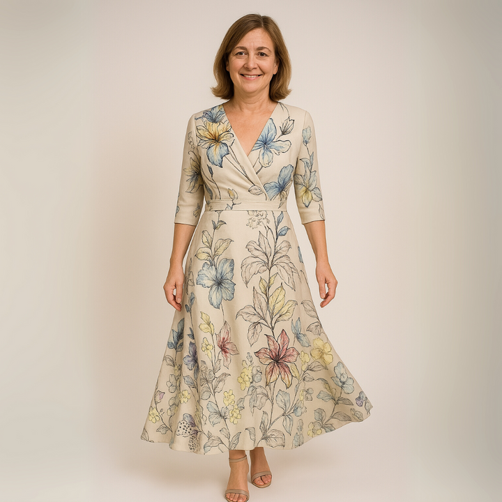 TAYLOR | ELEGANT FLORAL LUXURY DRESS