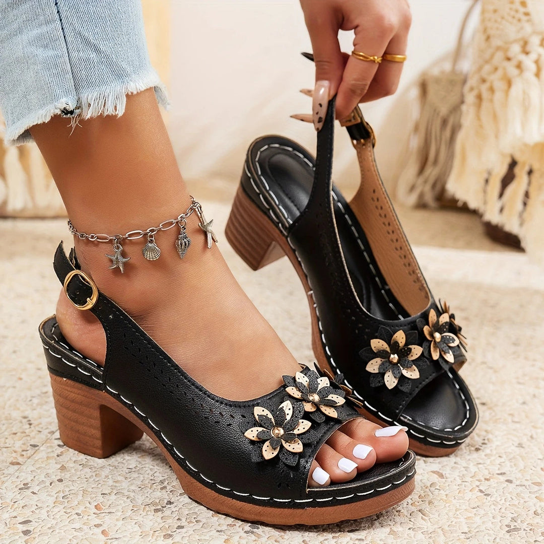 DIANA | STYLISH THICK HEELS SANDALS