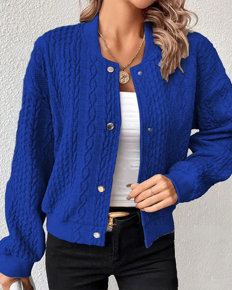 Alora - Comfortable Buttoned Sweater