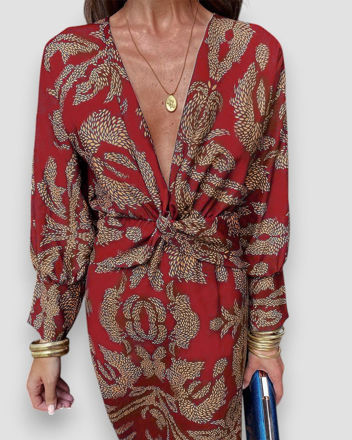 CELINE - SEXY V-NECK DRESS