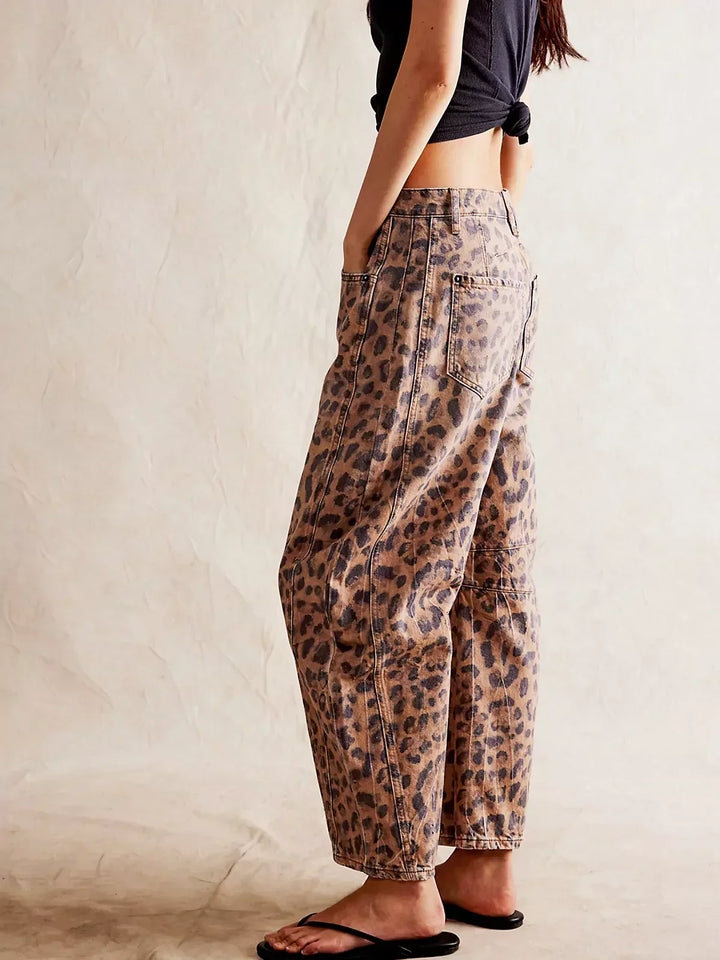 EDITH: COMFORTABLE LEOPARD PANTS