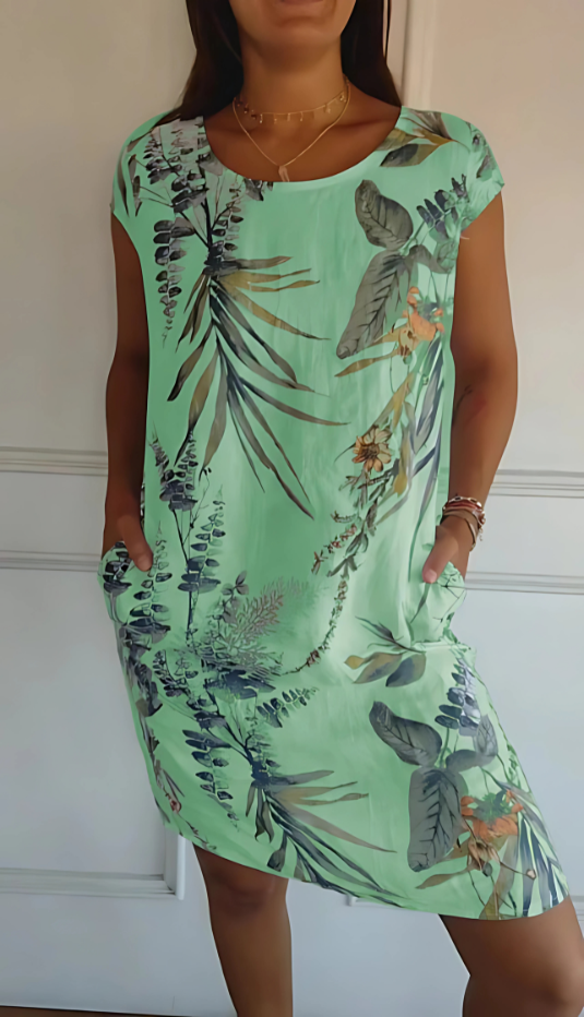 TISSIA | LOOSE PRINTED DRESS
