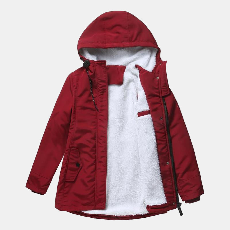 Mariel | Quilted Lining Hooded Coat