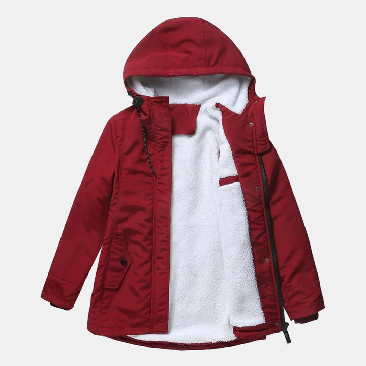 Mariel | Quilted Lining Hooded Coat
