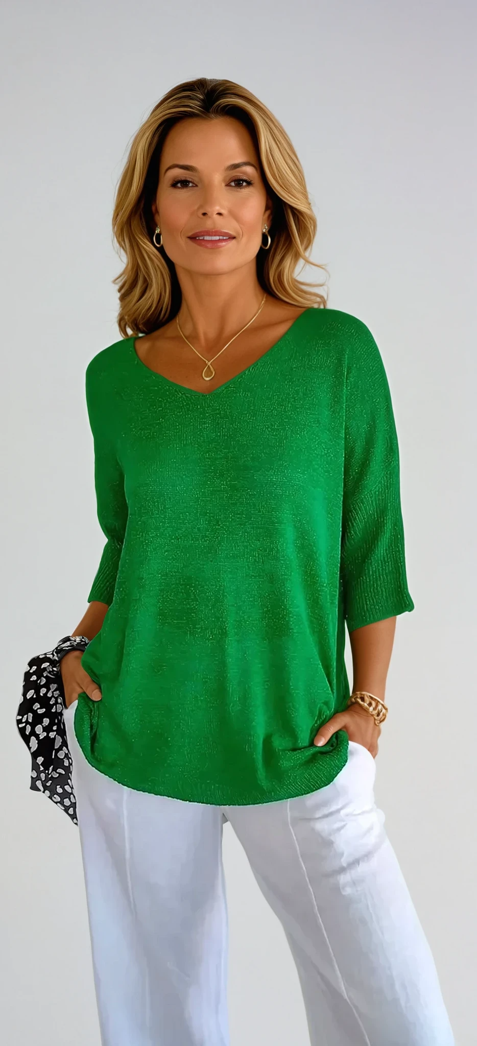 Hannah | Slimming V-Neck Top
