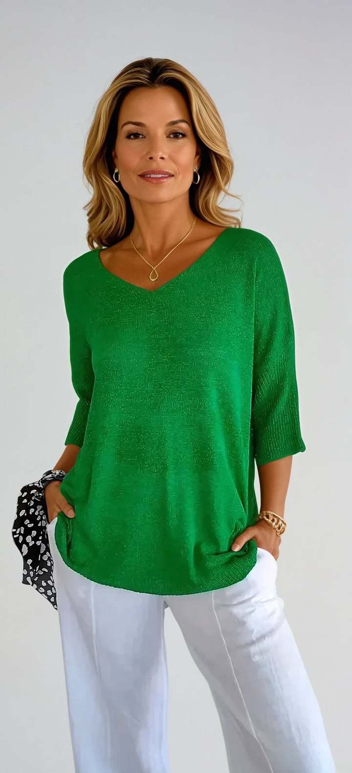 Hannah | Slimming V-Neck Top