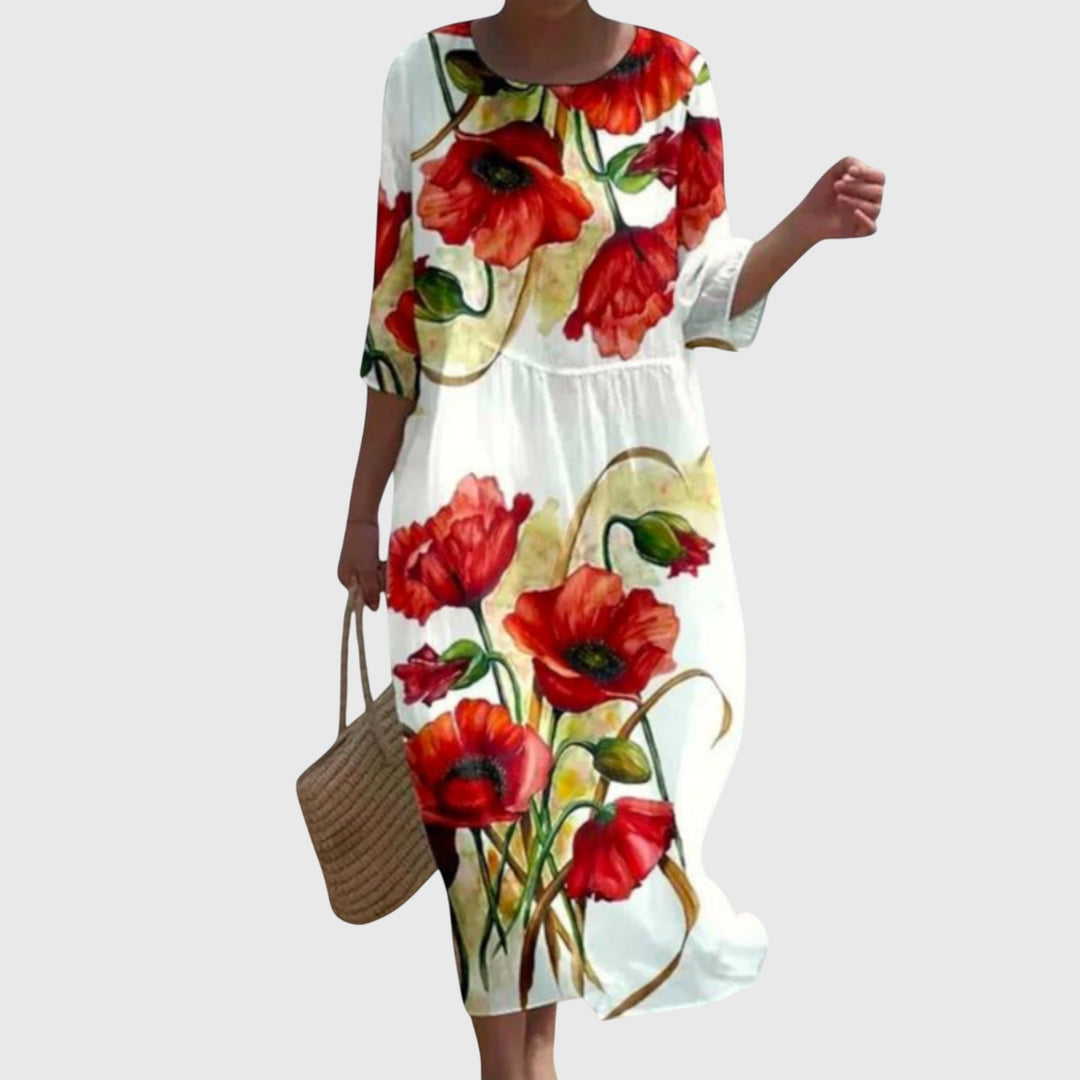 Cassandra | Stylish Floral Maxi Dress