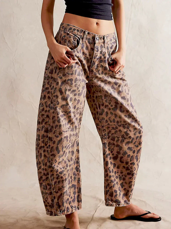 EDITH - COMFORTABLE LEOPARD PANTS