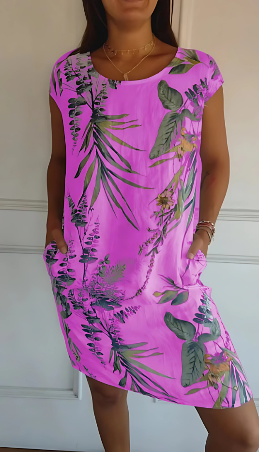 TISSIA | LOOSE PRINTED DRESS