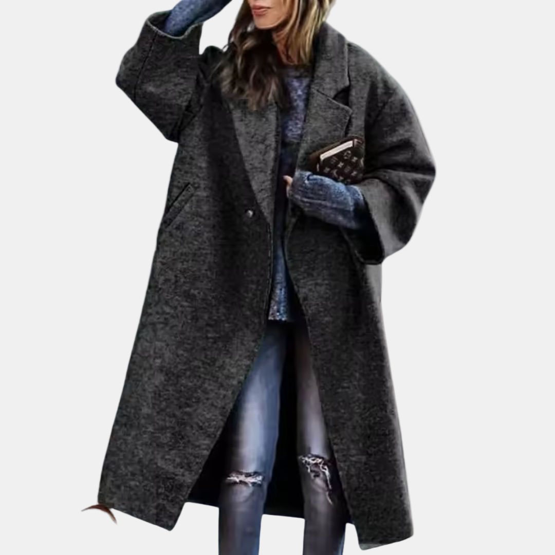 Evren | Bold Contrast Pattern Coat