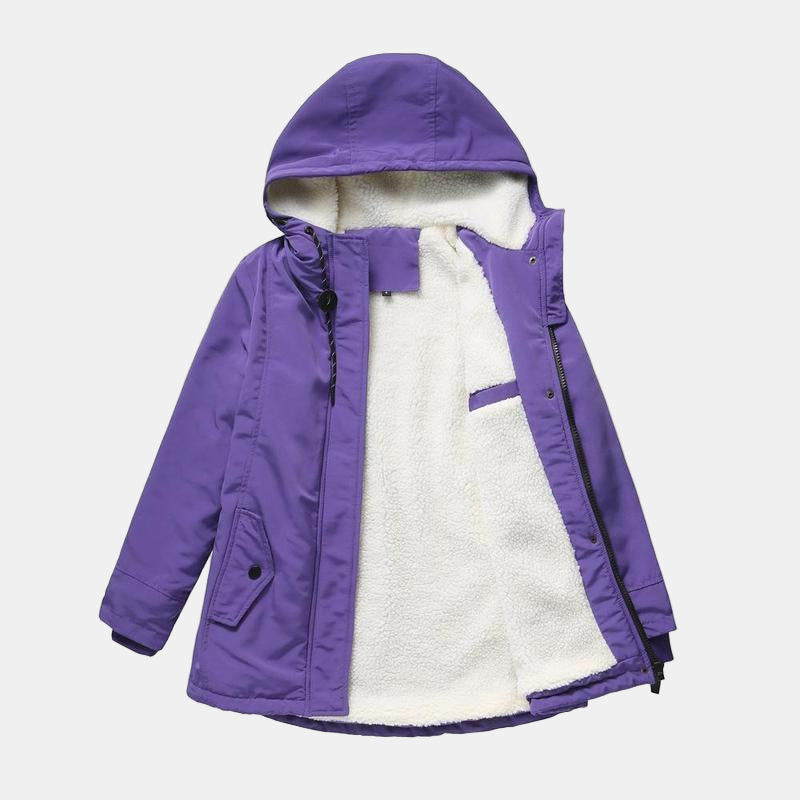 Mariel | Quilted Lining Hooded Coat