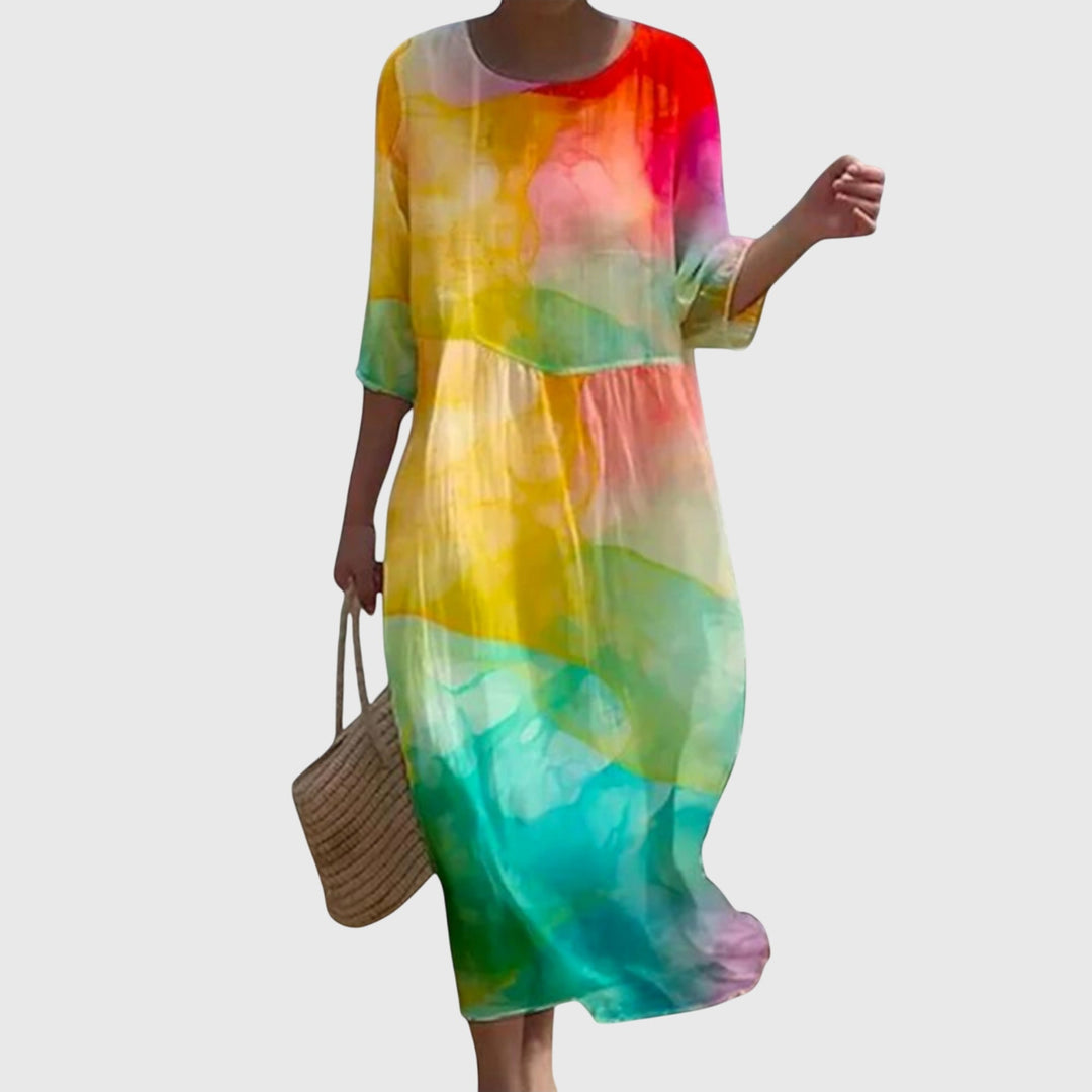 Cassandra | Stylish Floral Maxi Dress