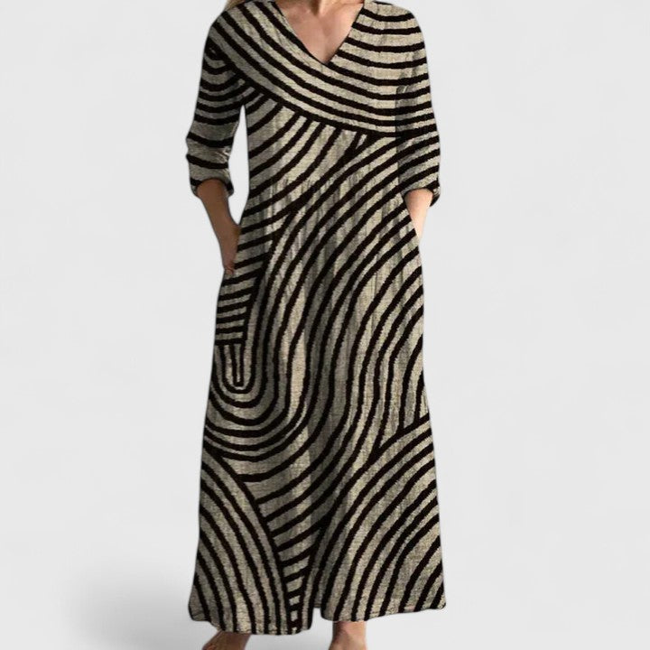 Rachel | Loose Casual Printed Dress