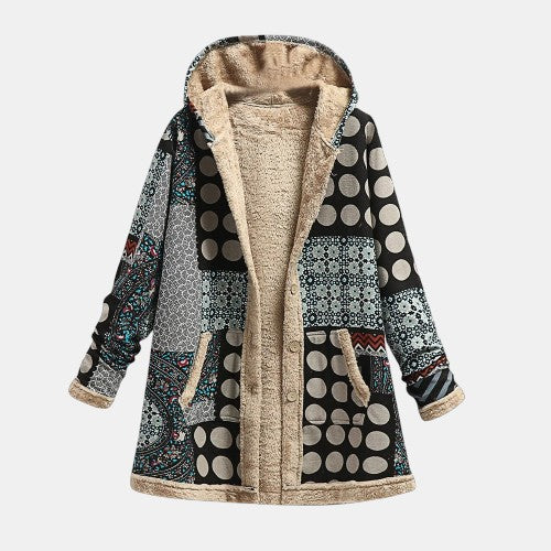 Sienna | Monochrome Retro Dotted Jacket