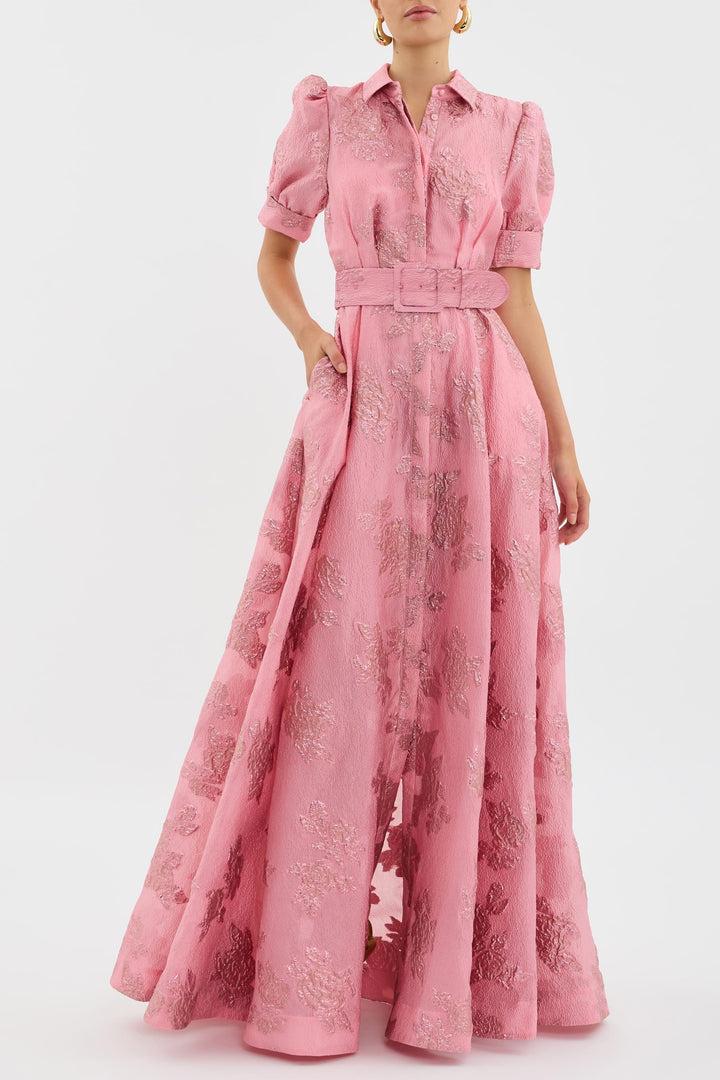 Rosie | Puff Sleeved Maxi Dress