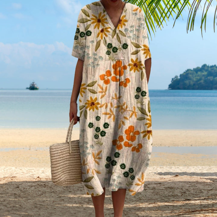 ADELFA | LOOSE COLORFUL DRESS