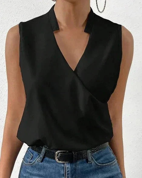 Genesis | Casual Loose Cross Wrap Top