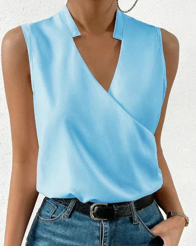 Genesis | Casual Loose Cross Wrap Top