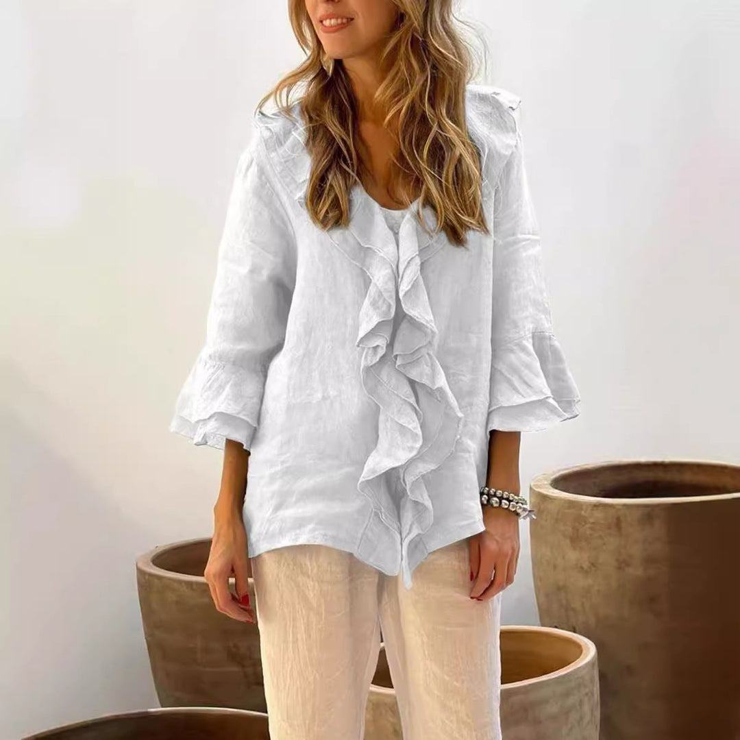 Natalia | Casual Ruffle Blouse