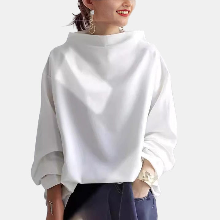 Thalassa | High-Neck Casual Top