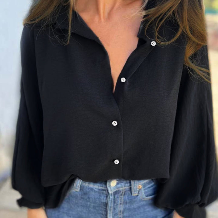 Skylar | Loose Fit Long Sleeve Blouse