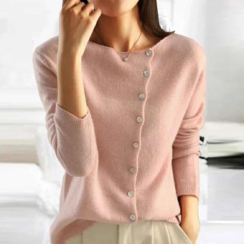 ELOISE |  COMFORTABLE BUTTONED SWEATER