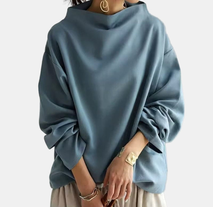 Thalassa | High-Neck Casual Top