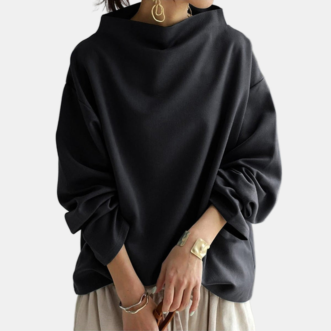 Thalassa | High-Neck Casual Top
