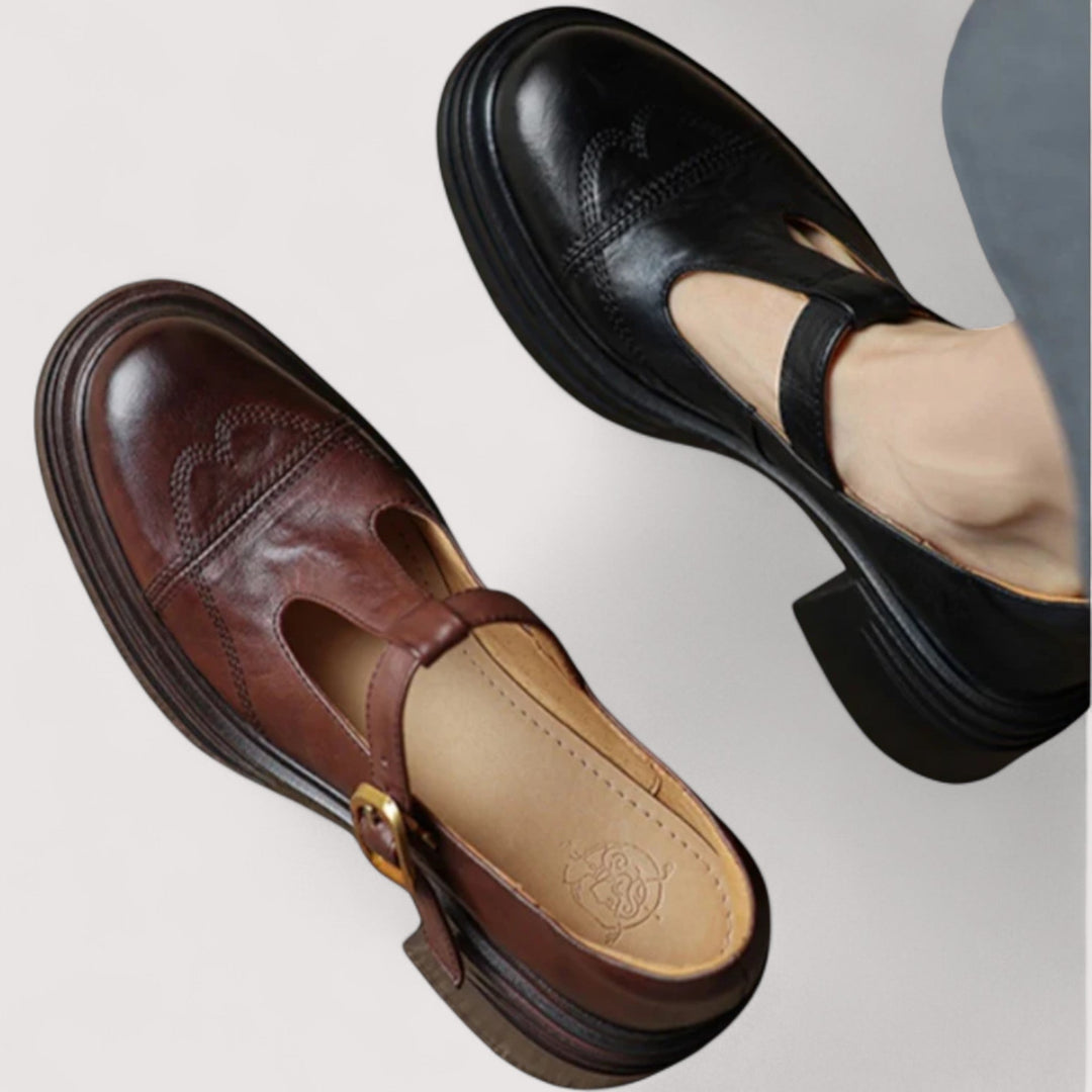Noa | Block Heels Mary Jane Shoes