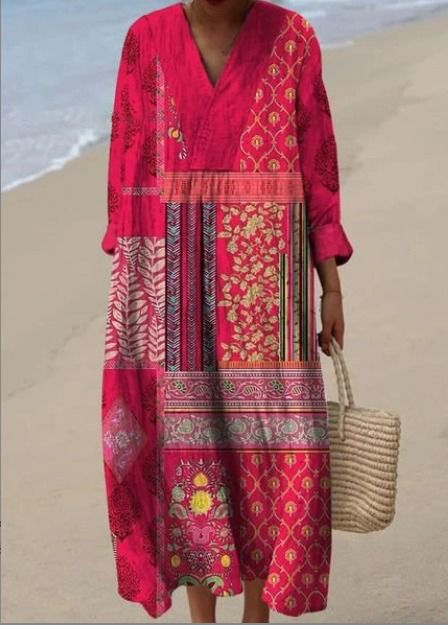 MAELIS | COLORFUL ETHNIC DRESS