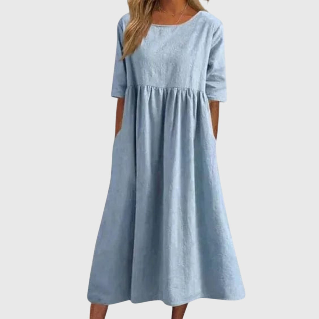 Ariana | Elegant Short-Sleeved Dress