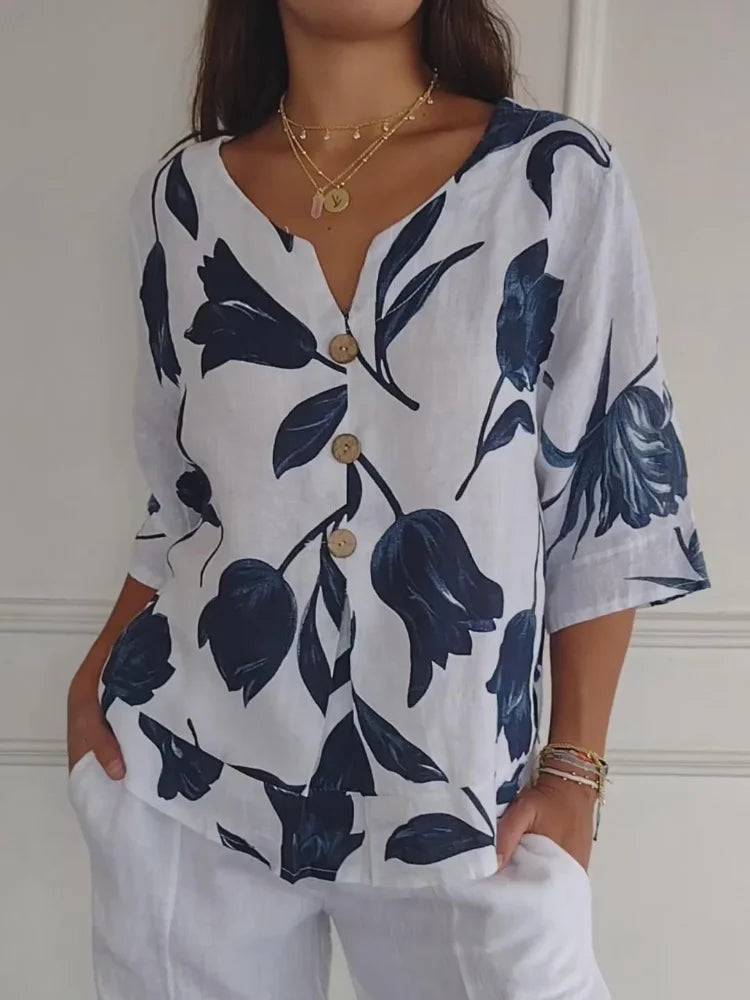 Kennedy | Soft and Airy Floral Blouse