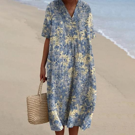 SEREYA | CASUAL FLORAL DRESS
