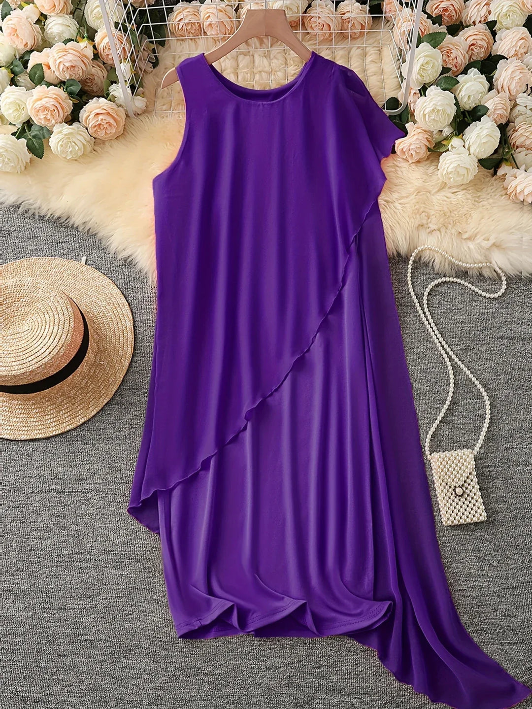ADDIE | TIMELESS SLEEVELESS MIDI DRESS