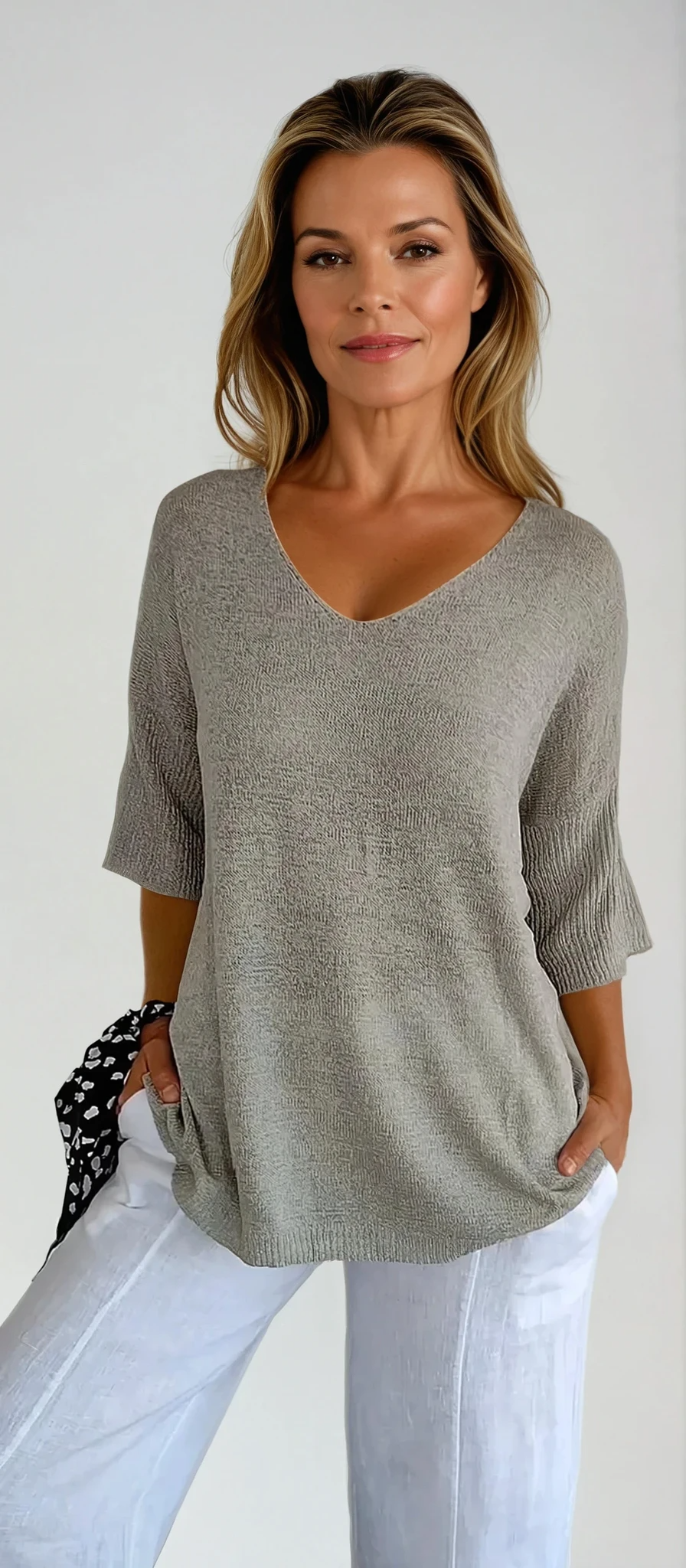 Hannah | Slimming V-Neck Top