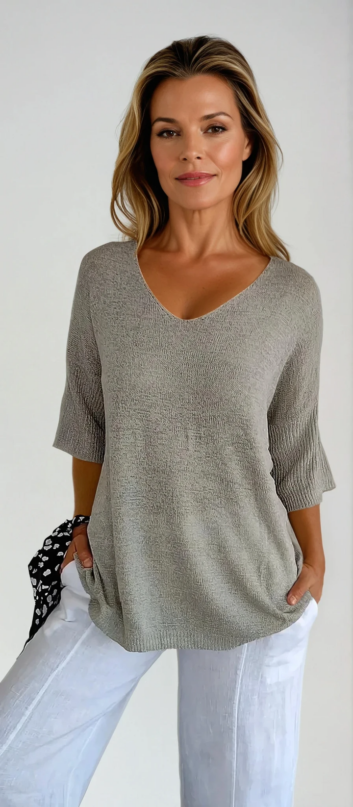 Hannah | Slimming V-Neck Top